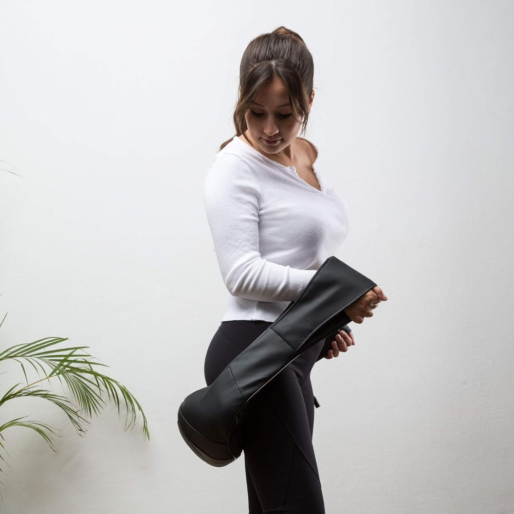 Aparat Profesional pentru Masaj, pentru Relaxare Musculara, Rola de Masaj Shiatsu 3D care Imita Masajul Uman, Functie Incalzire, Reduce Stresul si Oboseala, Amelioreaza Durerile pentru Gat, Umeri, Spate si Picioare, Intensitate Reglabila