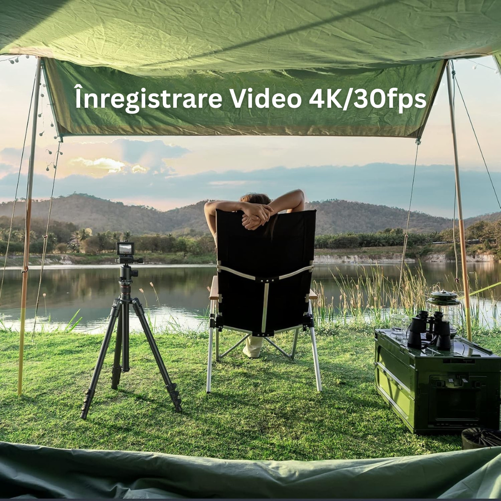 Camera Video Sport WiFi SF230, cu Telecomanda, Rezolutie 4K/30FPS/20MP, Ecran LCD HD 2.0”, Unghi Reglabil 170°, Rezistenta la Apa 40M, Stabilizare Imagine EIS, Microfon, Time Lapse, Slow Motion, Mod Auto, Accesorii de Prindere, 2 Baterii