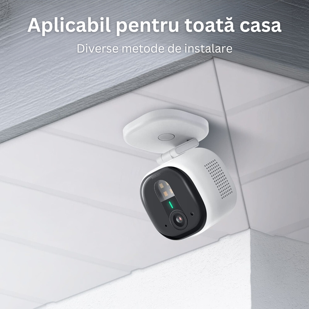 Camera de Supraveghere WIFI, 2K QHD, 4MP, Night Vision Color 4CCT, Lum ...