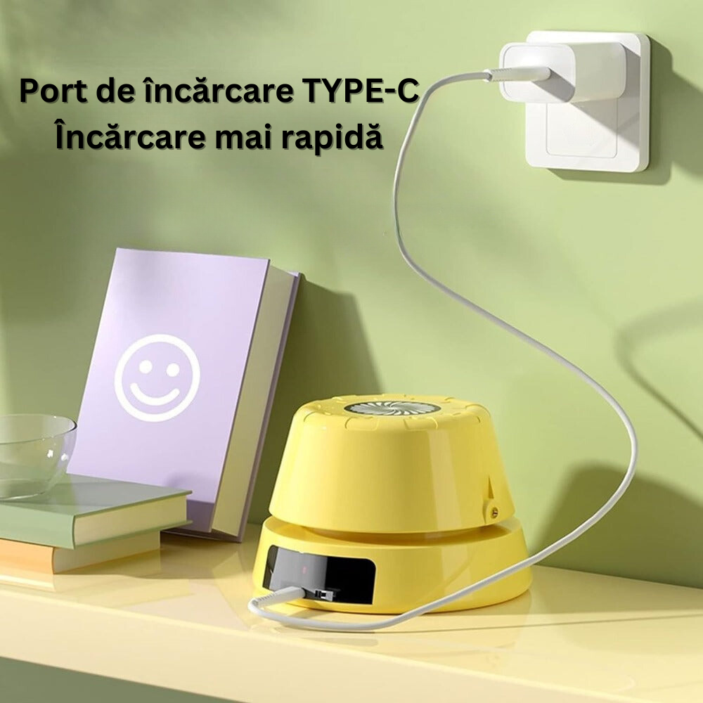 Coarda de Sarit Automata, cu Telecomanda Inteligenta, Ecran LED, Counter Repetari, 10 Niveluri de Viteza, Antrenament, pentru Copii, Cablu Incarcare Inclus, Galben/Albastru