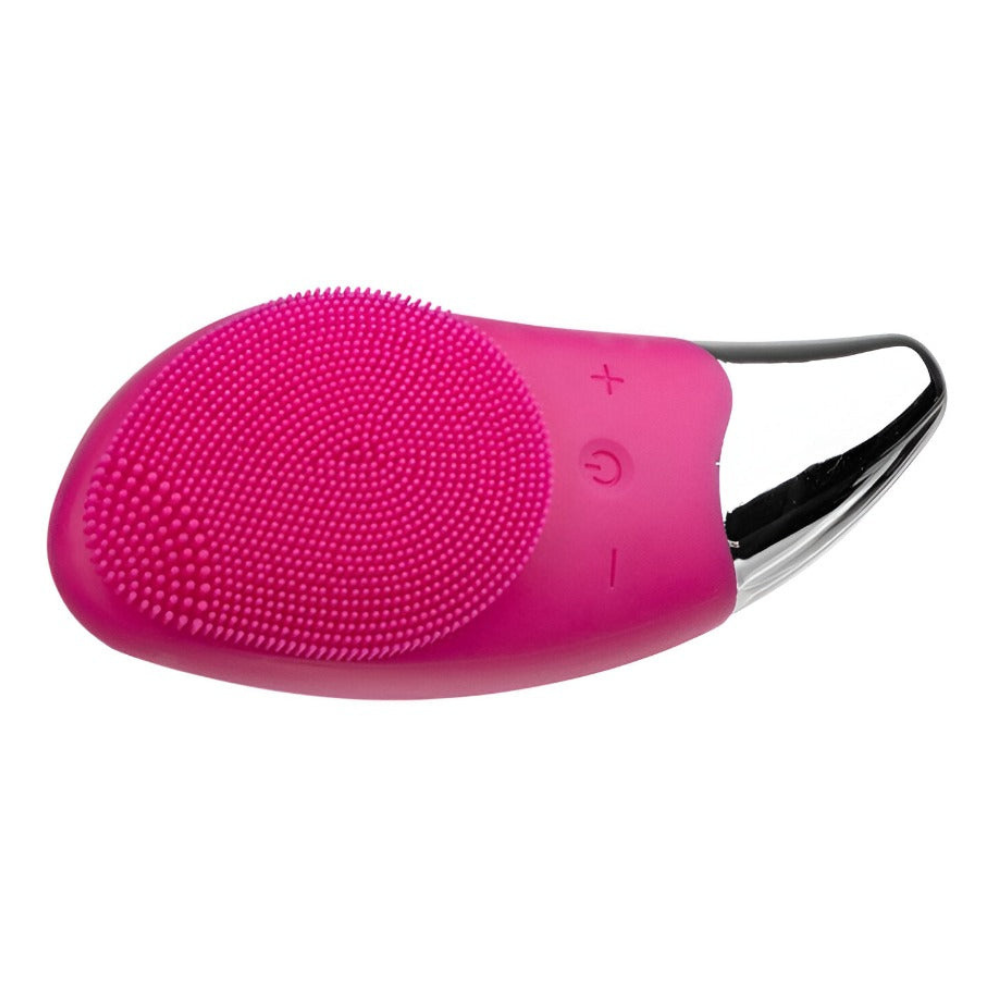 Dispozitiv de Curatare Faciala, 4 Niveluri de Vibratie, Impermeabil IPX7, din Silicon, Hipoalergenic, Portabil, pentru Masaj, Indepartarea Machiajului, Stimuleaza Circulatia Sangelui, Curatarea Fetei si Tenului, Cablu Incarcare Inclus, Roz
