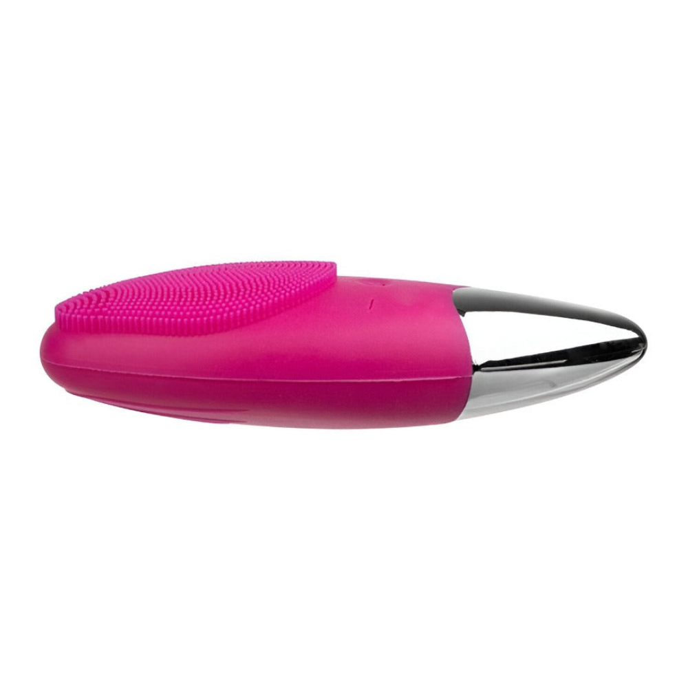Dispozitiv de Curatare Faciala, 4 Niveluri de Vibratie, Impermeabil IPX7, din Silicon, Hipoalergenic, Portabil, pentru Masaj, Indepartarea Machiajului, Stimuleaza Circulatia Sangelui, Curatarea Fetei si Tenului, Cablu Incarcare Inclus, Roz