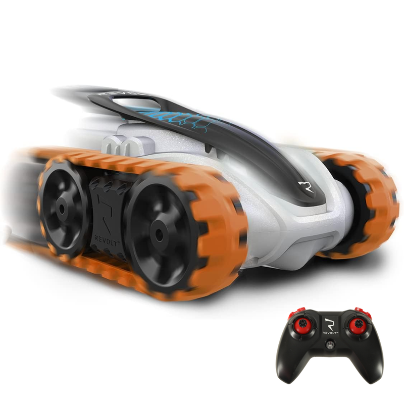 Masina Off-Road cu Telecomanda, Efecte Luminoase, Cauciucuri Rezistente, Controler 2.4 GHz, 8km/h, Jucarie Interactiva, pentru Copii, Baieti si Fete, 12.5 x 11 x 7 cm, Multicolor