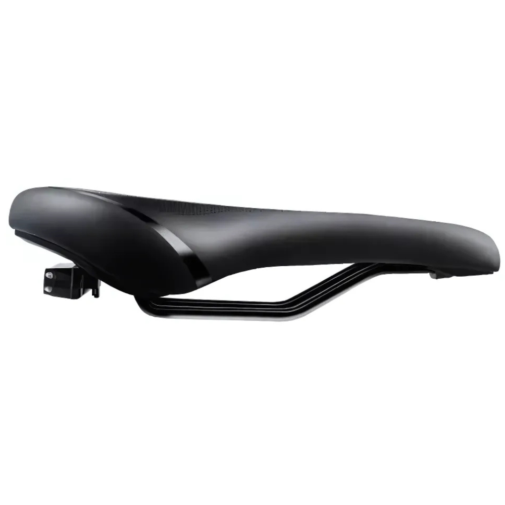 Sa Bicicleta, Stop Reflectorizant Rosu si Albastru, 5 Moduri de Iluminare LED, Spuma Confortabila Poliuretanica, Ergonomica, Respirabila, Rezistenta la Socuri, Cablu USB Inclus, 28 x 15.5 x 7 cm, Negru