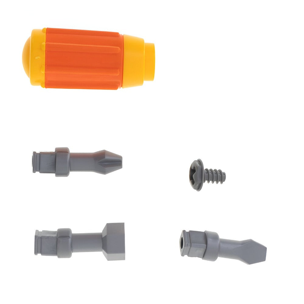Set Jucarie Ferma Interactiva, pentru Copii, Include Tractor Agricol, Remorca, Surubelnita cu 3 Capete, Fermier, 2 Miei, 2 Baloti de Fan, 4 Garduri, Cutie Depozitare pentru Transport cu Maner, Multicolor