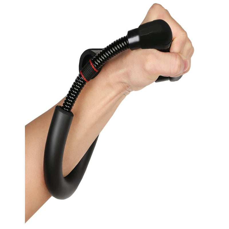 Flexor Maini Reglabil, 30 kg, pentru Antrenament Maini, Antebrat, Incheietura, Exercitii Recuperare, Forta, Rezistenta, Flexie si Extensie, Forma de U, Manere Antiderapante, Prindere Usoara, Negru