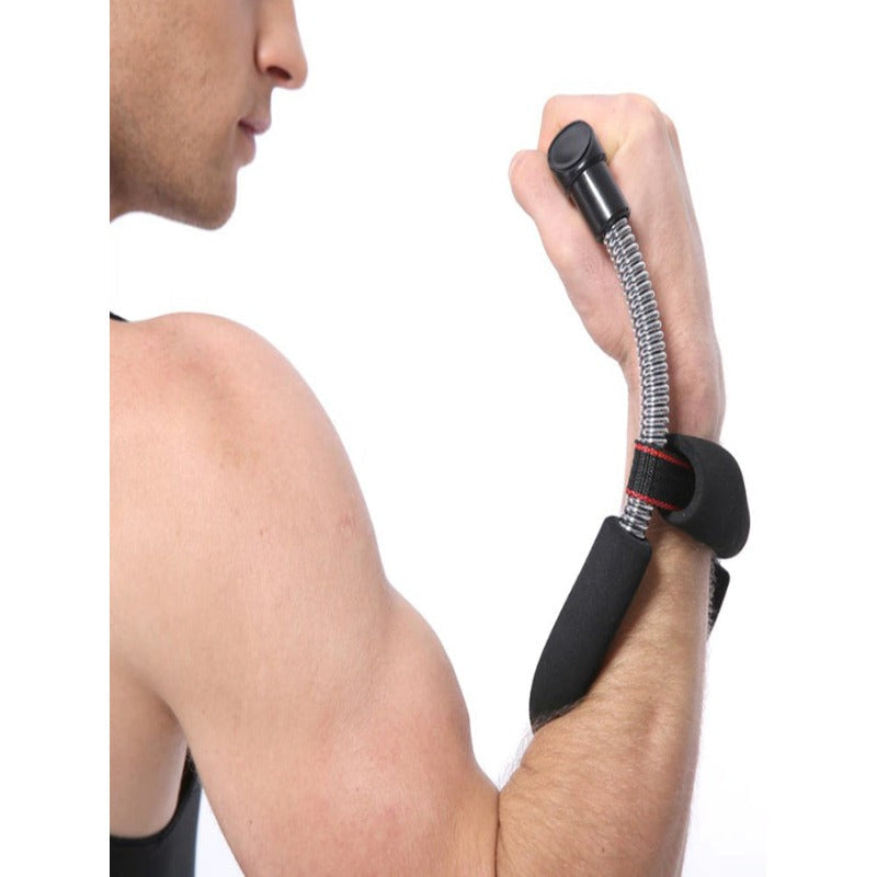 Flexor Maini Reglabil, 30 kg, pentru Antrenament Maini, Antebrat, Incheietura, Exercitii Recuperare, Forta, Rezistenta, Flexie si Extensie, Forma de U, Manere Antiderapante, Prindere Usoara, Negru