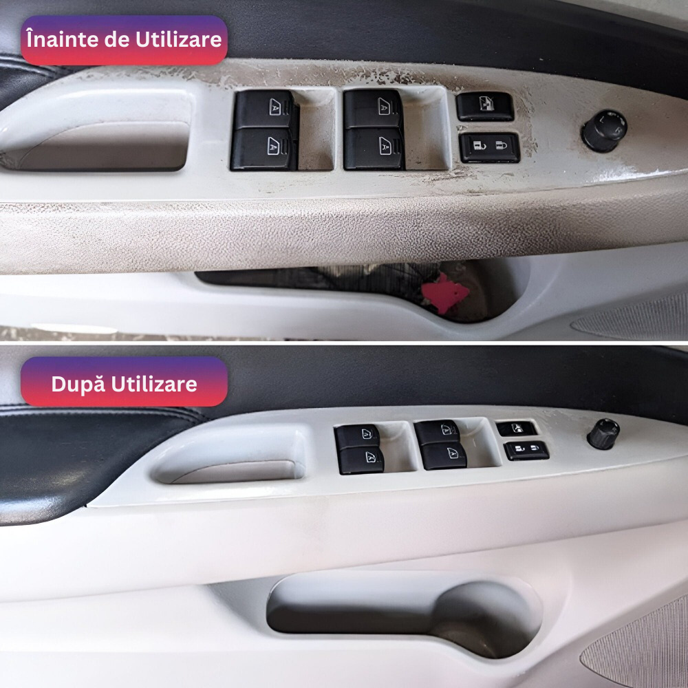 Set 5 Pensule pentru Detailing si Curatare interior-exterior Auto, Elemente de Caroserie, Bord, Tapiterie, Ventilatie, Jante si Spatii Greu Accesibile, Dimeniuni Diferite, Perii Moi, Carpa Microfibra Inclusa, Negru/Rosu